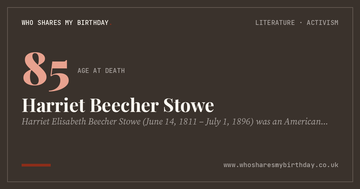 Harriet Beecher Stowe