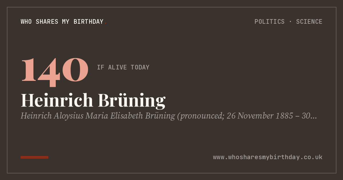 Heinrich Brüning