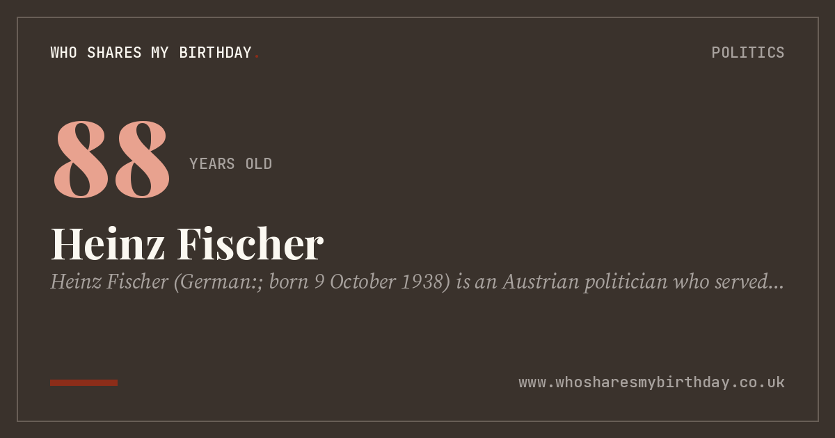 Heinz Fischer