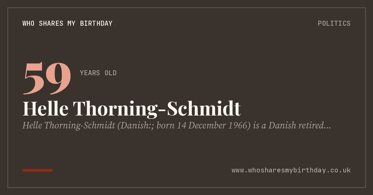 Helle Thorning-Schmidt