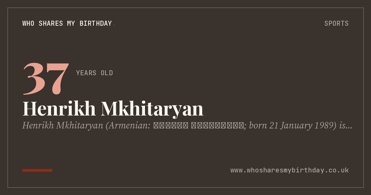 Henrikh Mkhitaryan