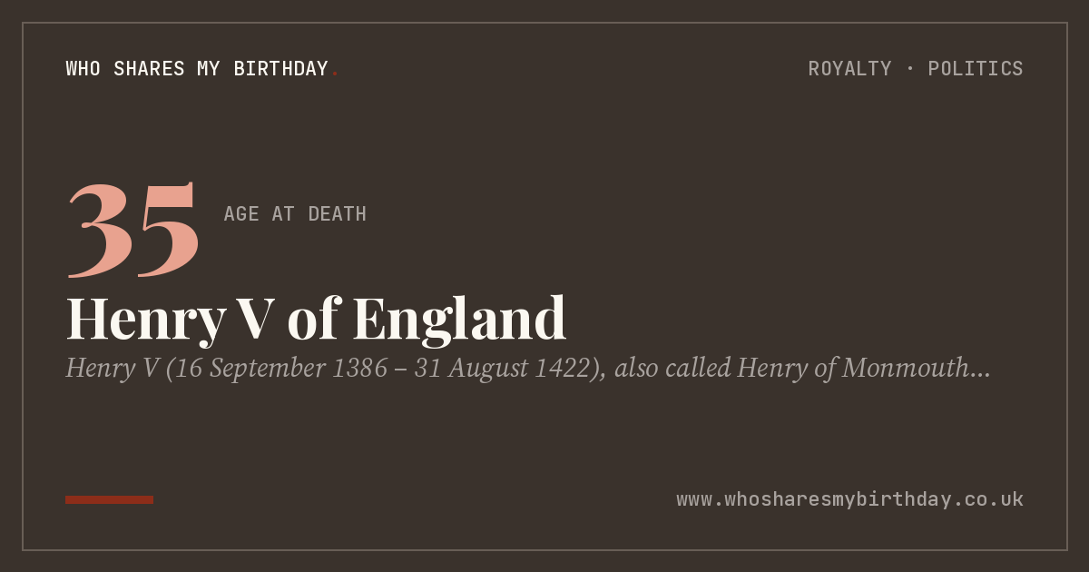 Henry V of England