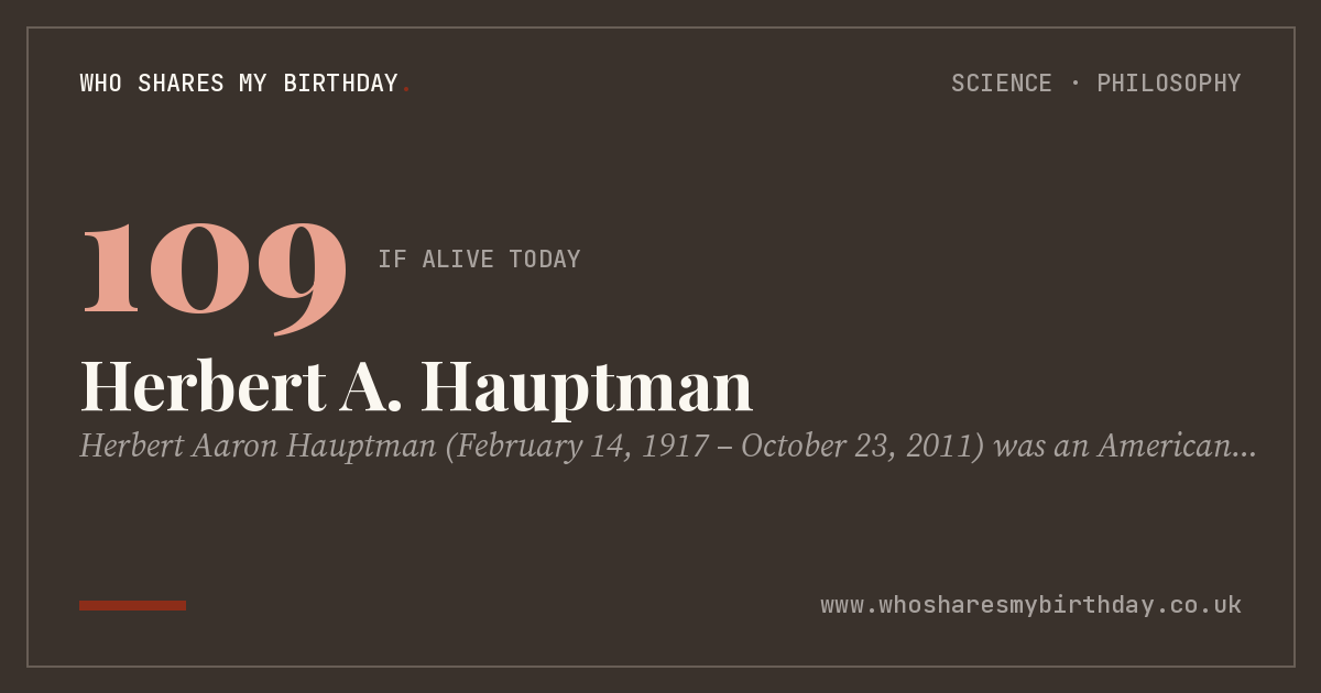 Herbert A. Hauptman