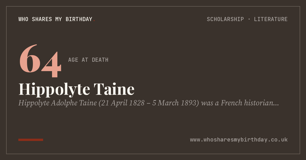 Hippolyte Taine