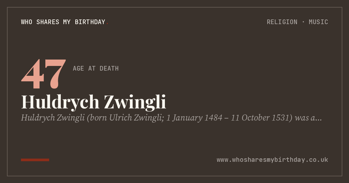 Huldrych Zwingli
