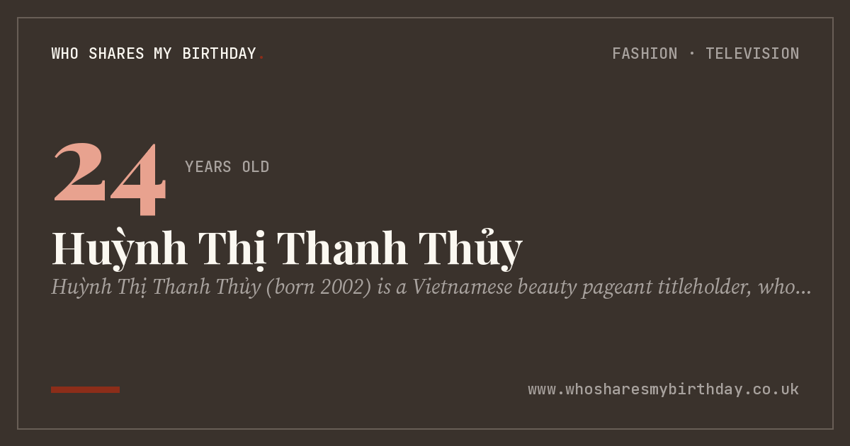 Huỳnh Thị Thanh Thủy