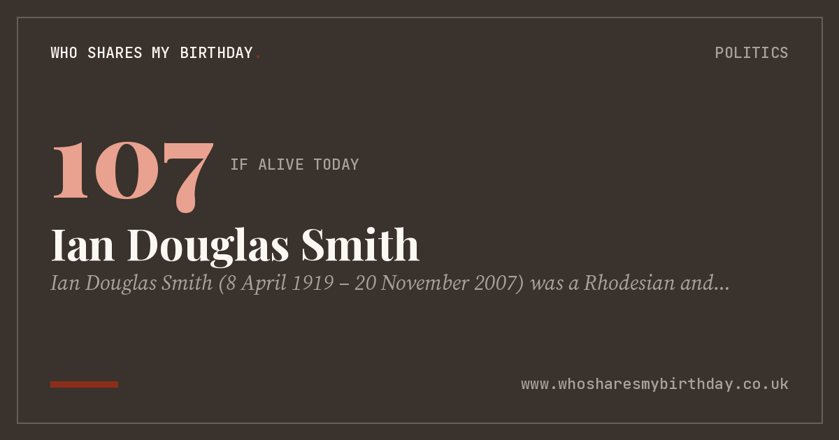 Ian Douglas Smith