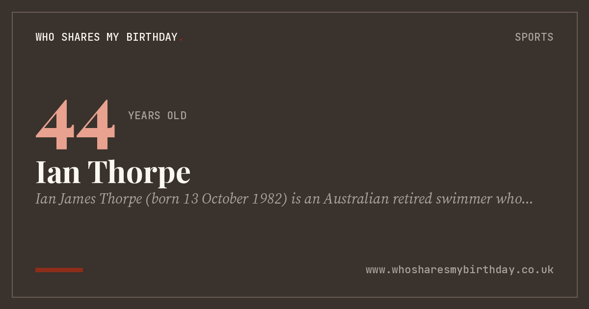 Ian Thorpe