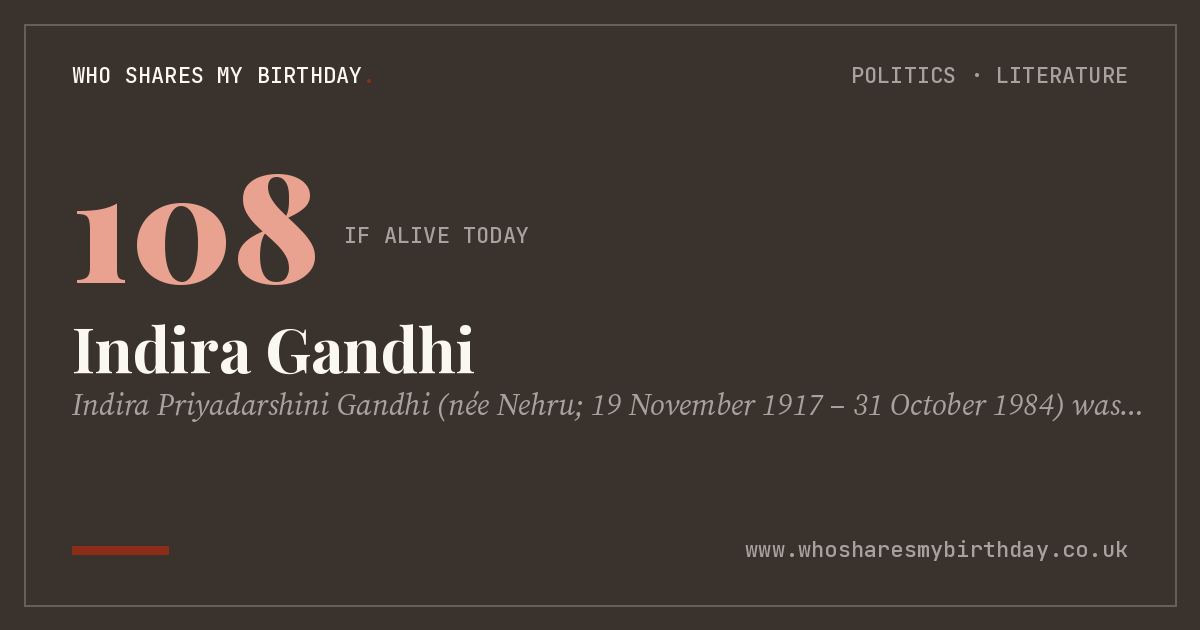 Indira Gandhi