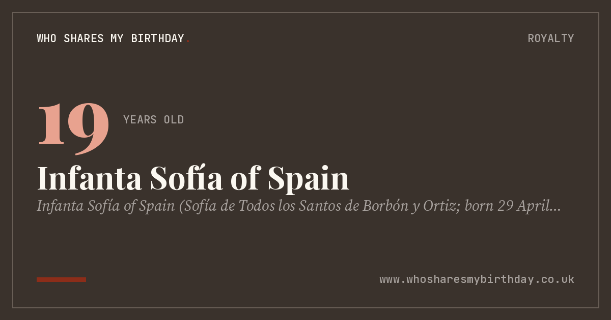 Infanta Sofía of Spain
