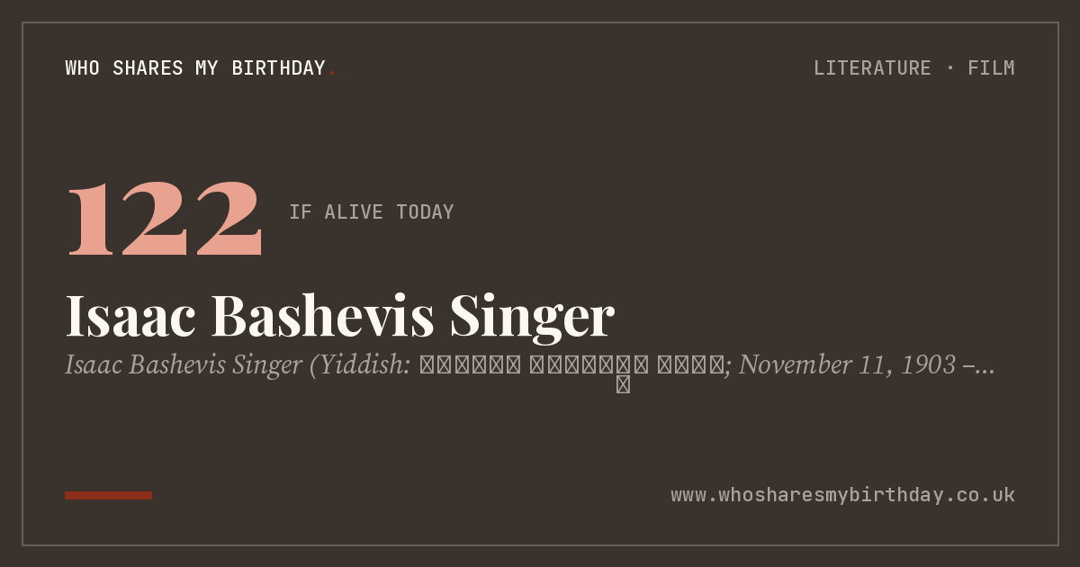 Isaac Bashevis Singer