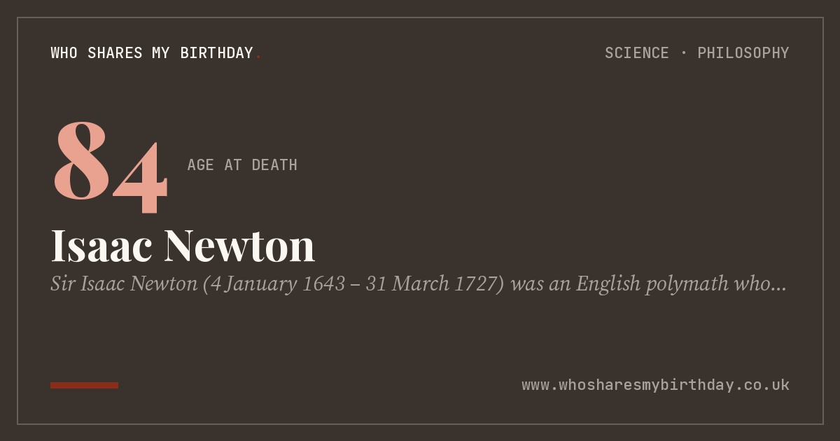 Isaac Newton