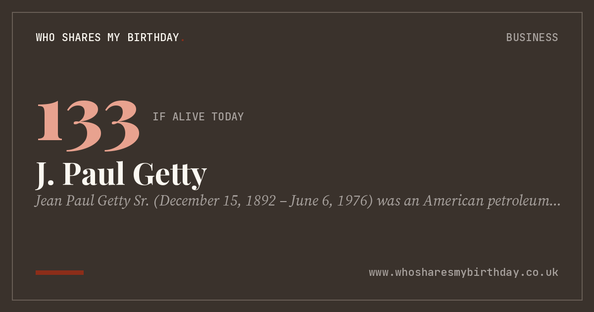 J. Paul Getty