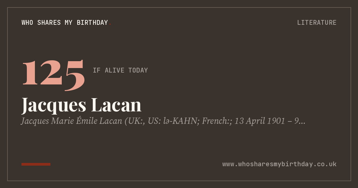 Jacques Lacan