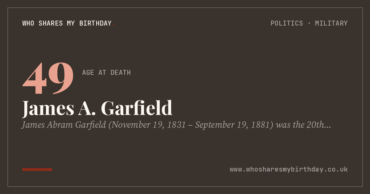 James A. Garfield