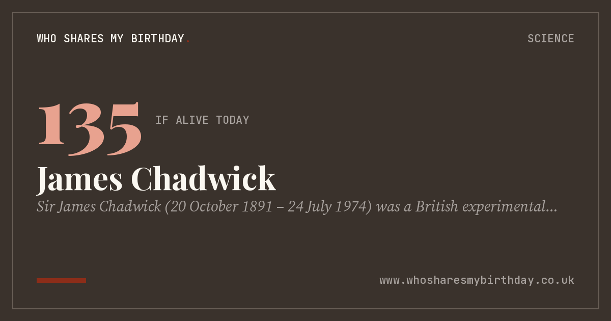 James Chadwick