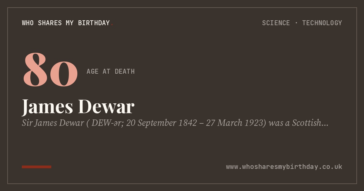 James Dewar