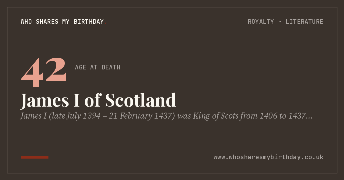 James I of Scotland
