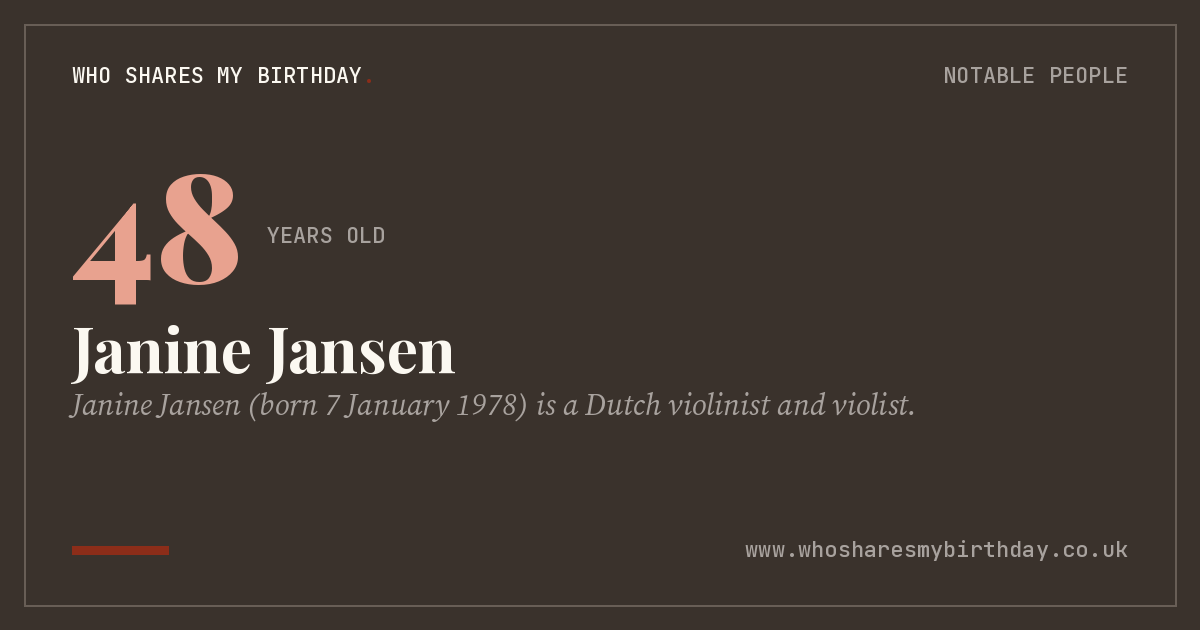 Janine Jansen