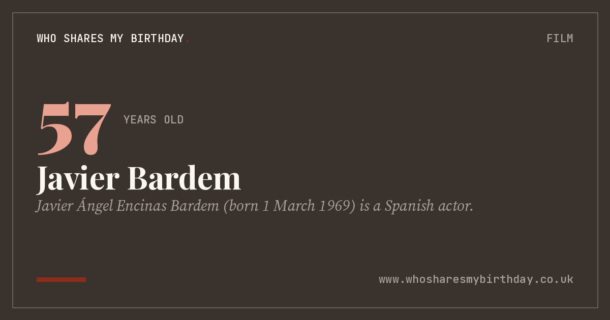 Javier Bardem