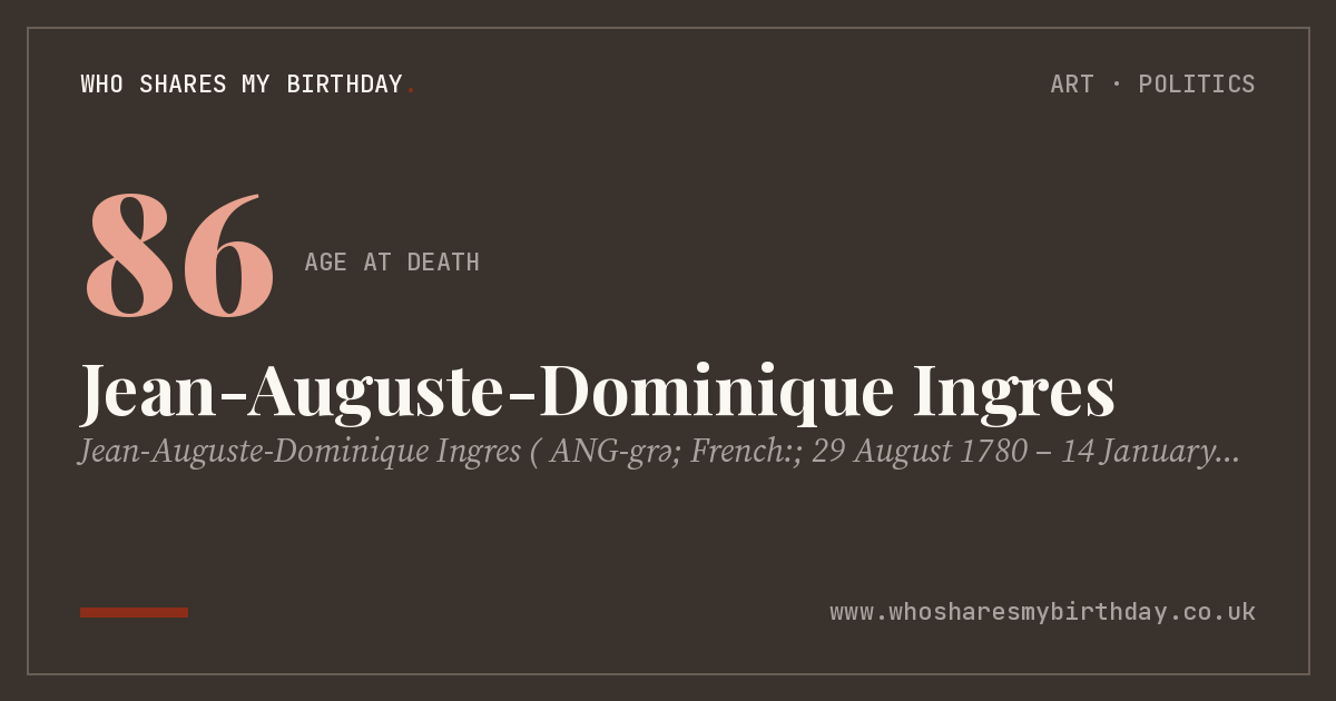 Jean-Auguste-Dominique Ingres