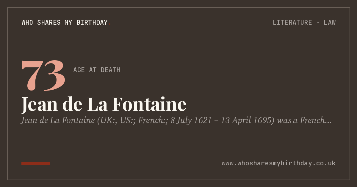 Jean de La Fontaine