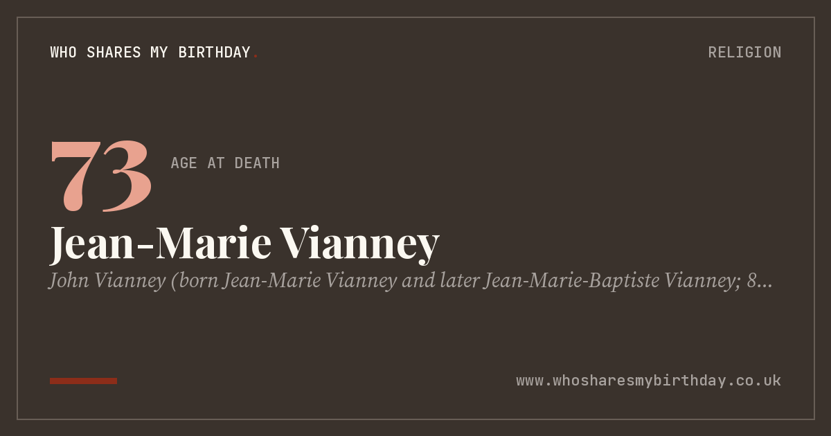 Jean-Marie Vianney