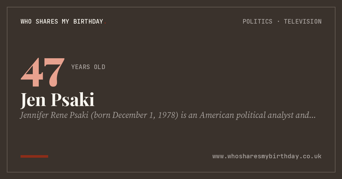 Jen Psaki