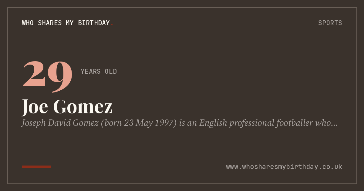Joe Gomez