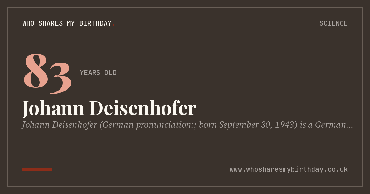 Johann Deisenhofer