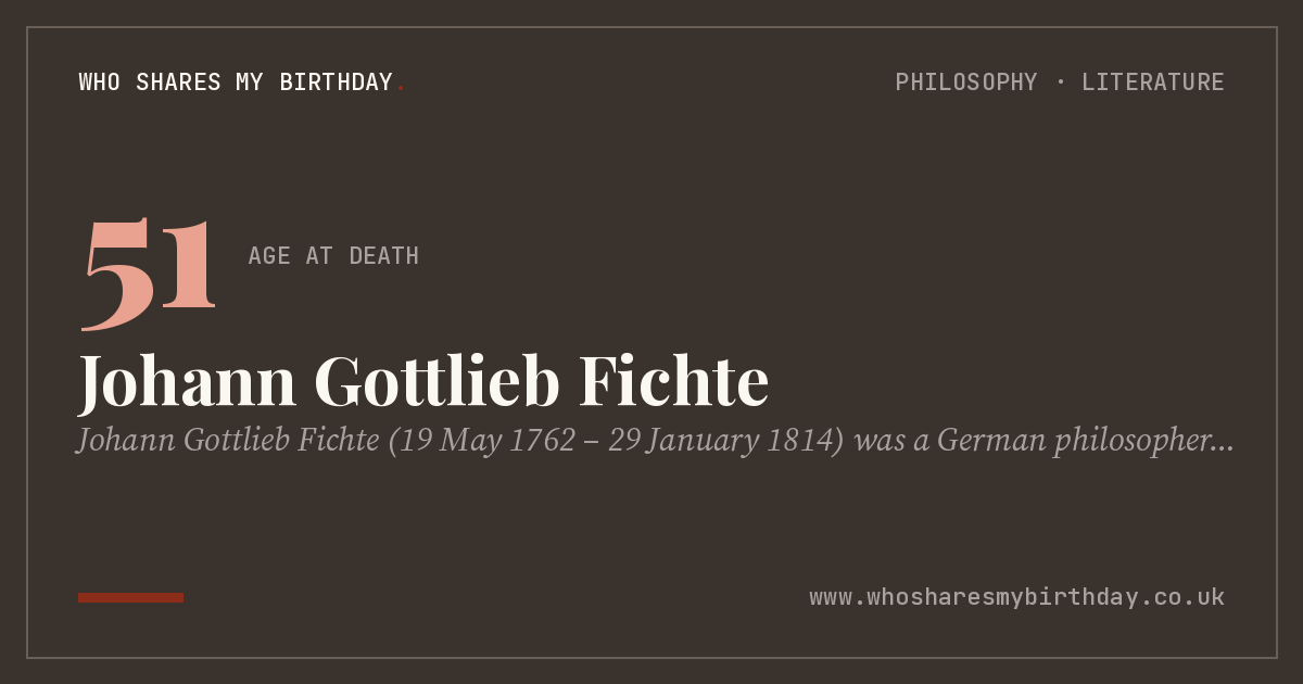 Johann Gottlieb Fichte
