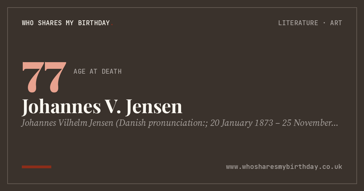 Johannes V. Jensen