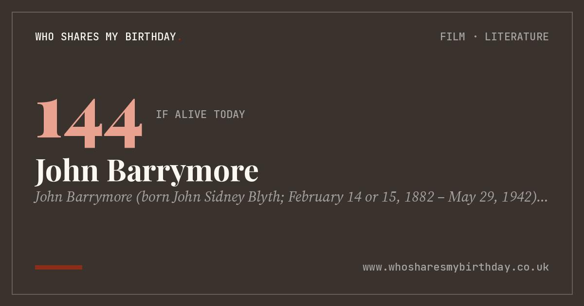 John Barrymore