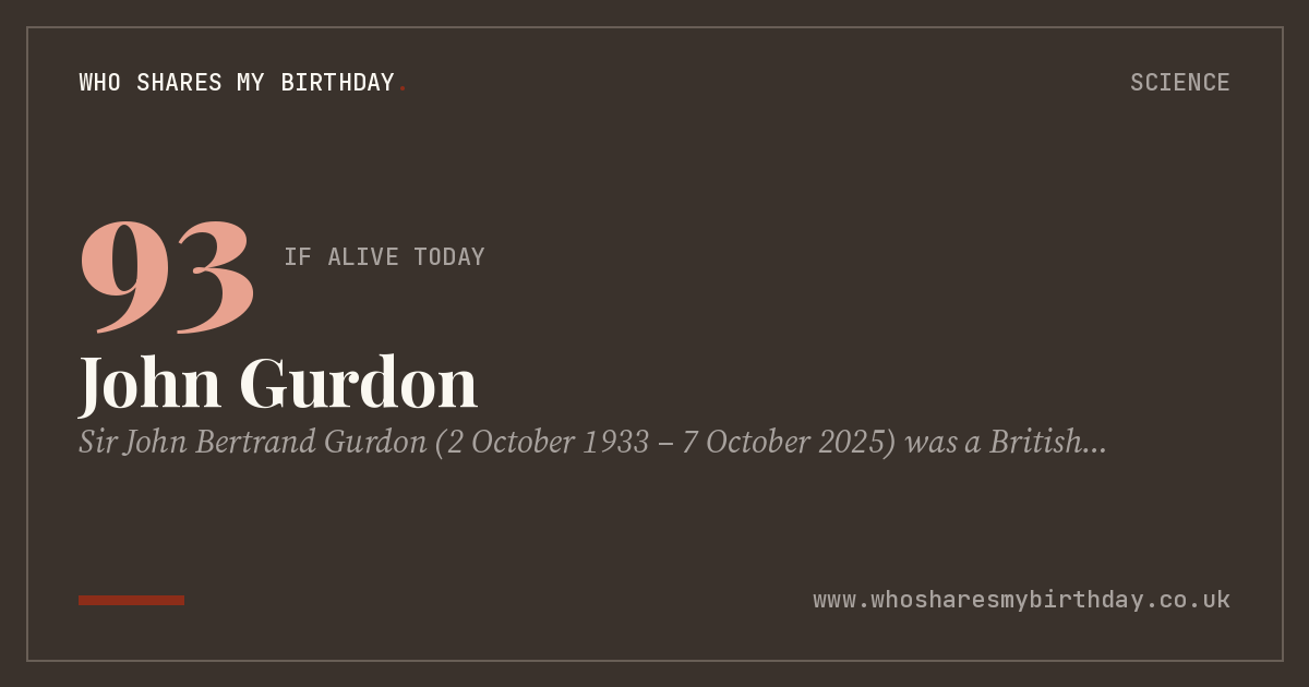 John Gurdon