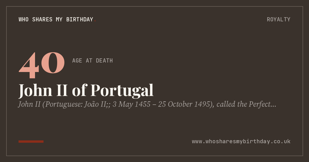 John II of Portugal
