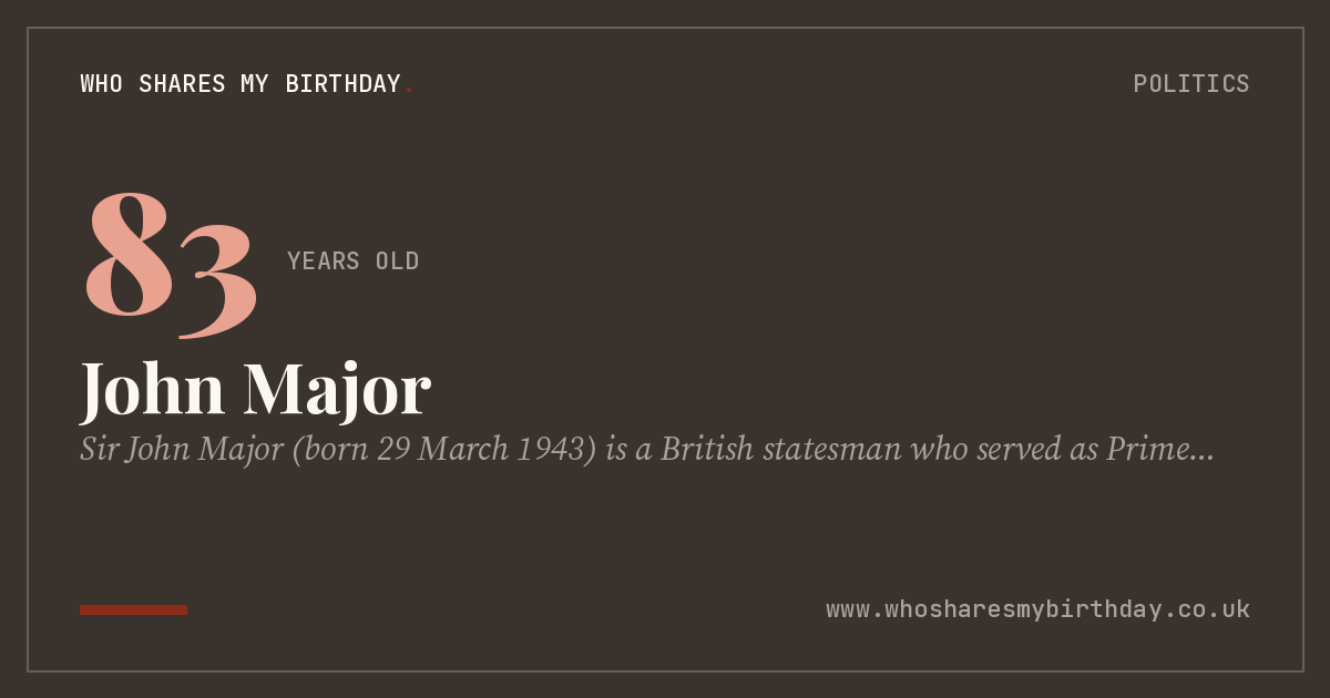 John Major