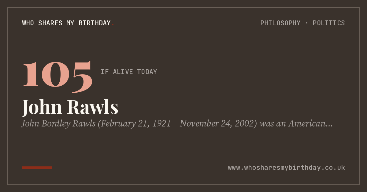 John Rawls