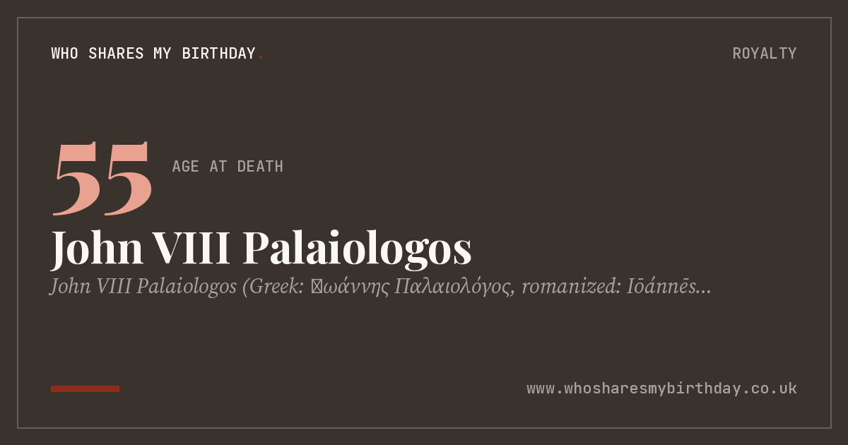 John VIII Palaiologos