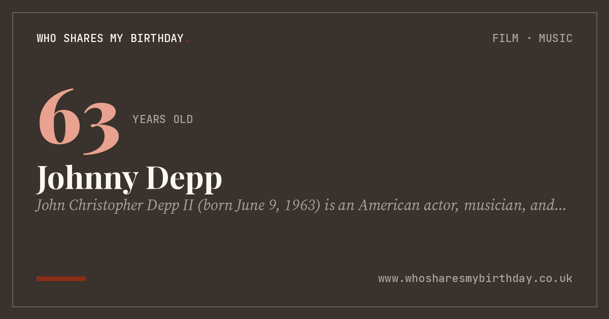 Johnny Depp