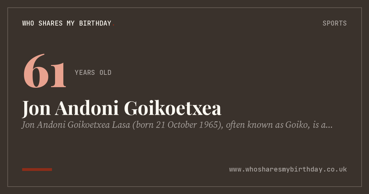 Jon Andoni Goikoetxea