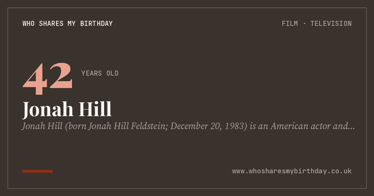 Jonah Hill