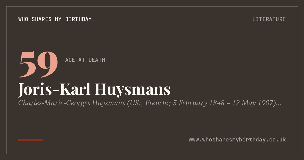 Joris-Karl Huysmans