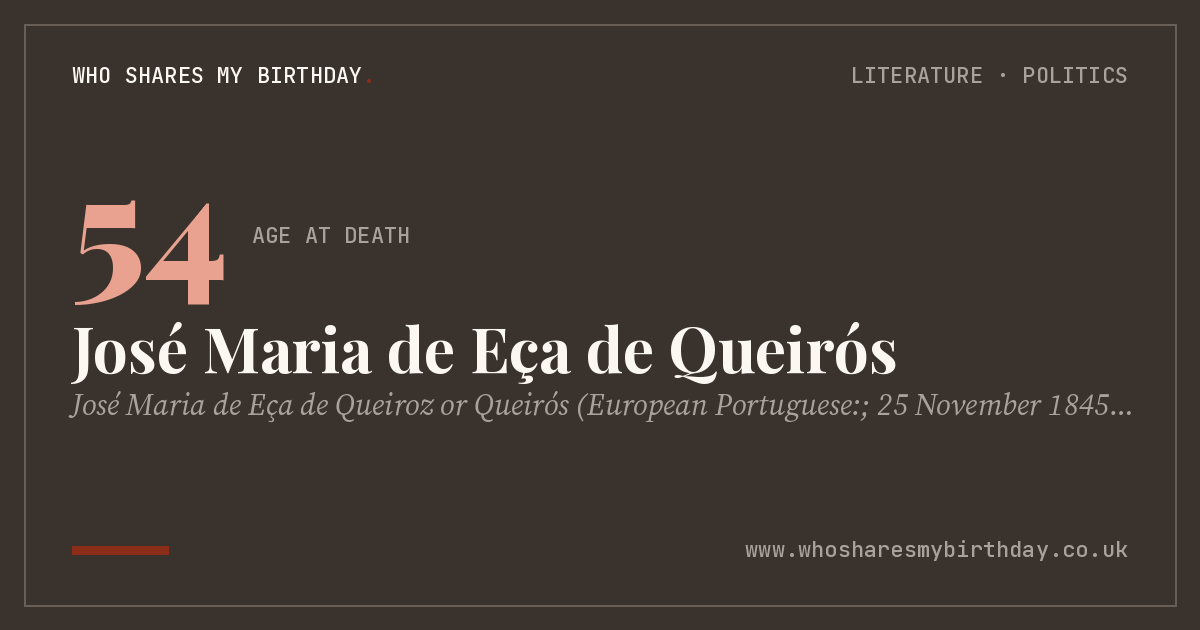 José Maria de Eça de Queirós