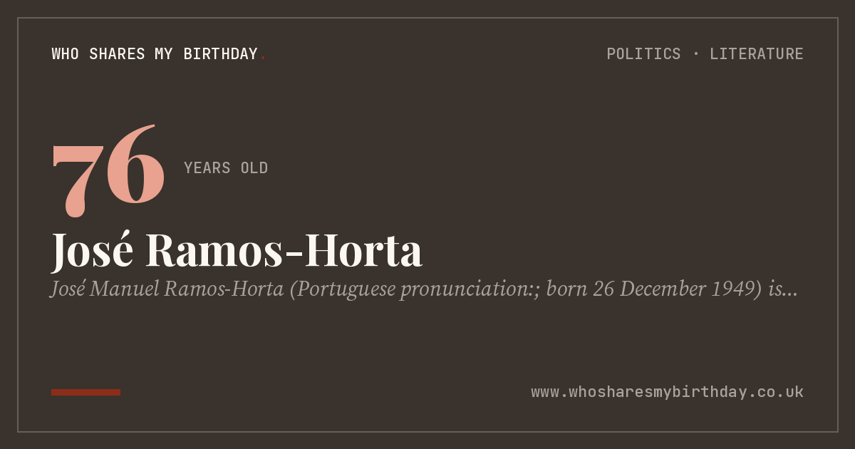 José Ramos-Horta
