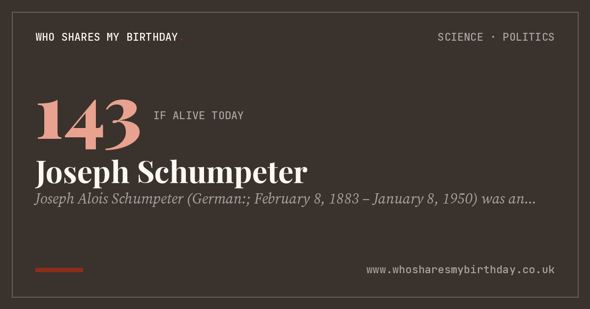 Joseph Schumpeter
