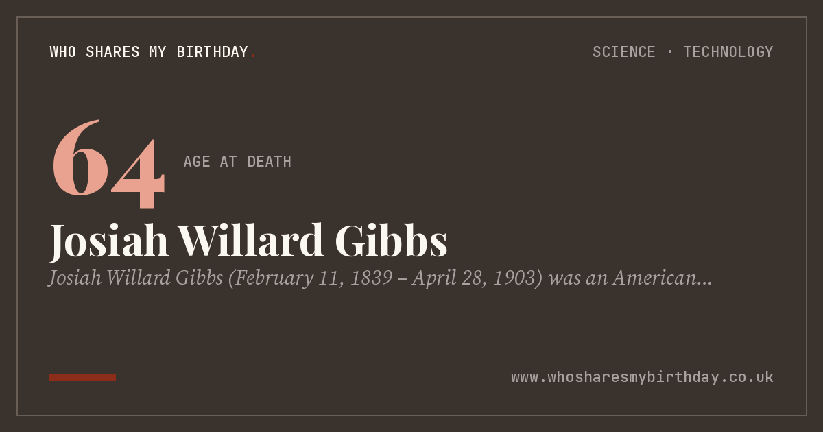 Josiah Willard Gibbs