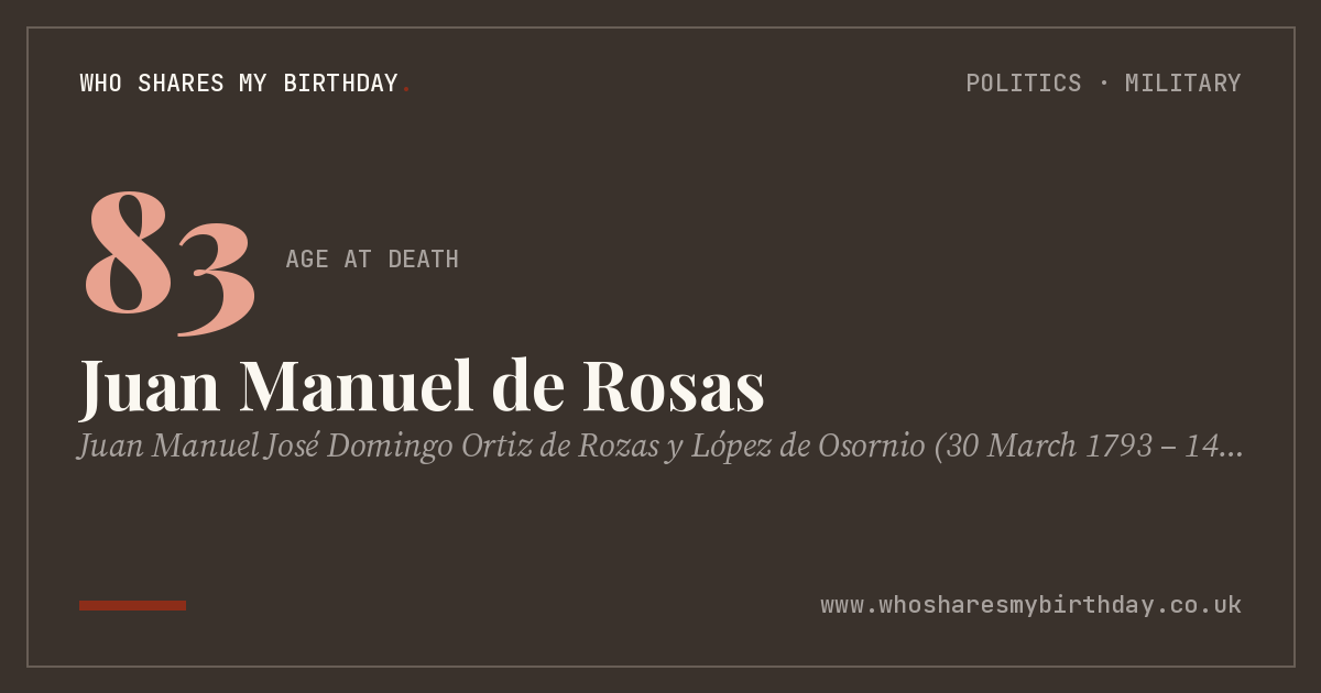 Juan Manuel de Rosas