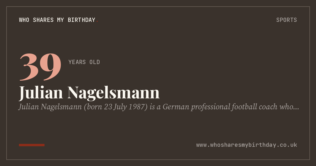 Julian Nagelsmann