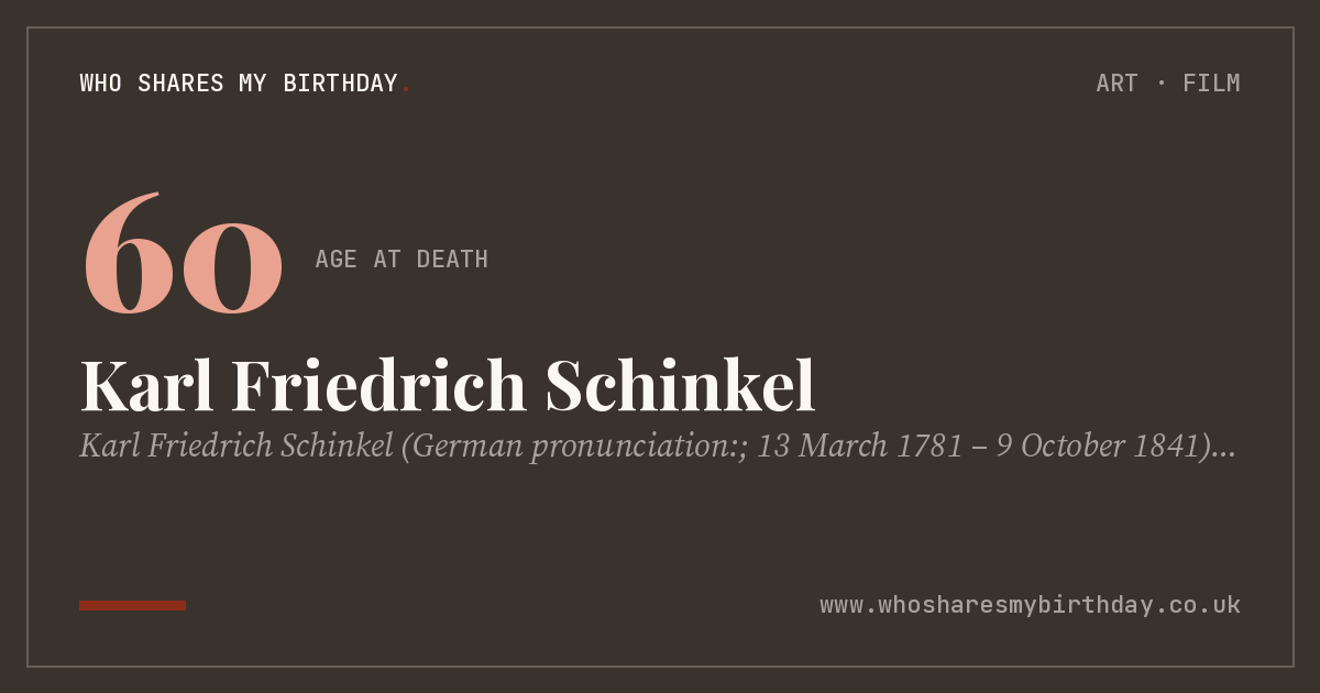 Karl Friedrich Schinkel