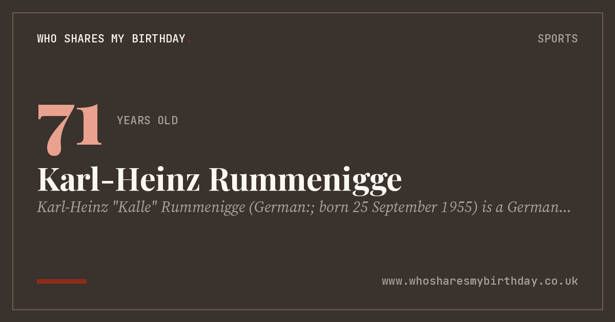 Karl-Heinz Rummenigge